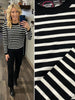 Peggy Striped Sweater - Black/Ivory