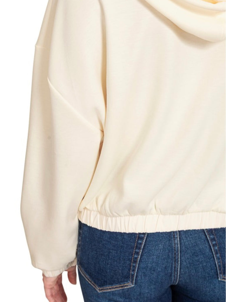 Jenna Zip Up Hoodie - Cream