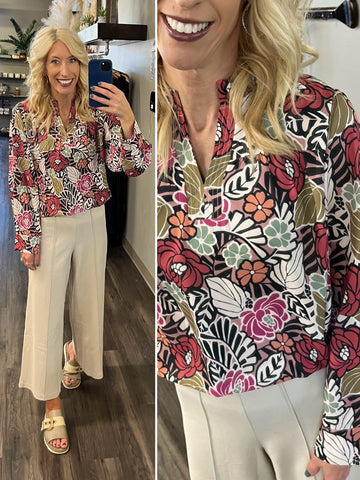 Louise Mid Rise Crop Skinny