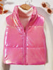 Grace Shiny Pink Vest - KIDS