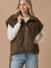 Trisha So-Soft Sherpa Vest - Mocha