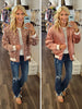 Kori Reversible Bomber Jacket - Mauve