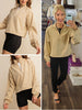 Sheri 1/2 Zip Windbreaker - Beige