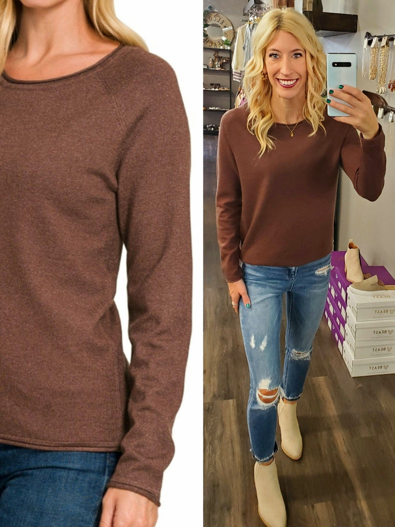 Darcy Perfect Sweater - Brown