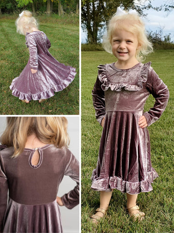Billie Ivory Futter Sleeve Dress - KIDS