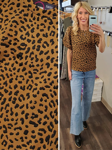 Izzie Splatter Leopard Loungewear Set
