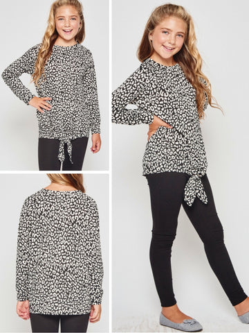 Paisley Cheetah Sweater - KIDS