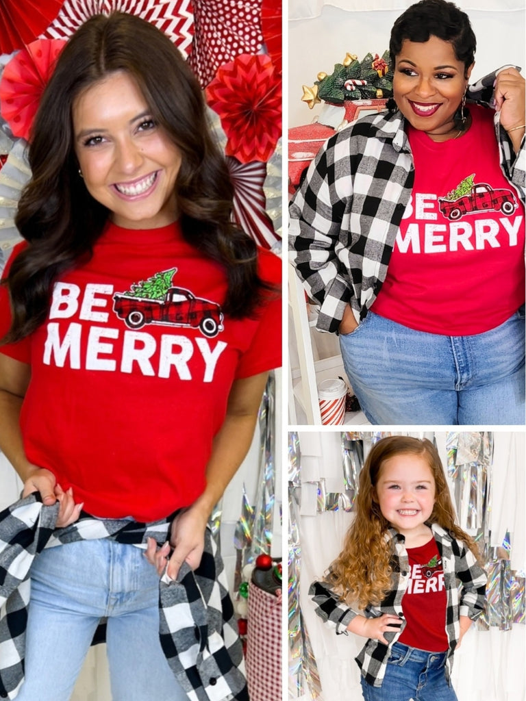 Be Merry Tee - Adults