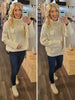 Madelynn Pocket Accent Sweater - Cream