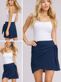 Savannah Wrap Skirt - Navy