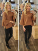 Clarissa Bell 3/4 Sleeve Sweater - Camel