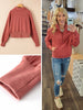 Amy 1/4 Zip Pullover with Thumbhole