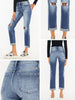 Afton Cuffed Slim Straight