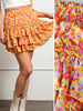 Dawn Tiered Flirty Skirt - Lined