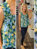 Jillian Square Neck Ruffle Tank