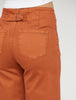 Leah Wide Crop Jeans - Copper