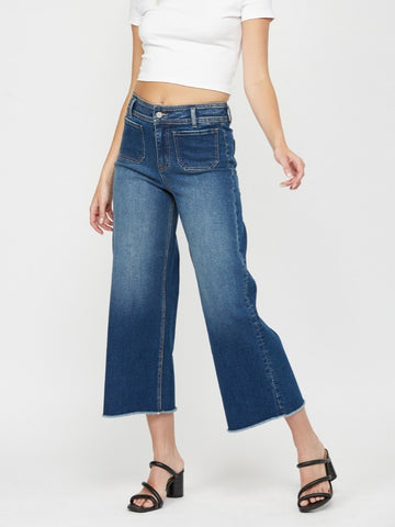 Berkley Mid Rise Flare with Side Slit