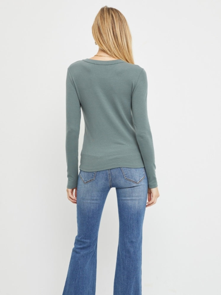 Ami Perfect Long Sleeve - Jade