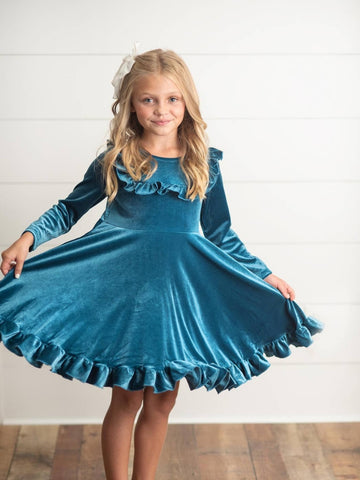 Elin Ruffle Tiered Dress - KIDS