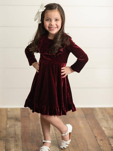 Kylee Flutter Sleeve Dress - KIDS