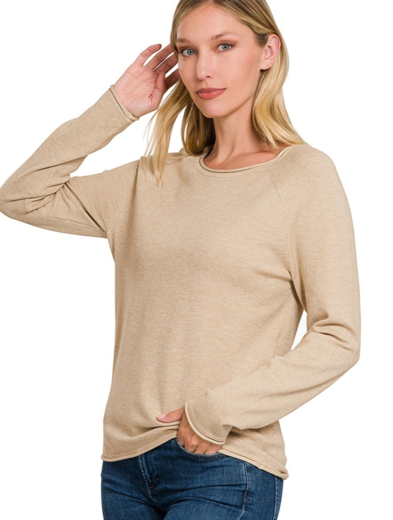 Darcy Perfect Sweater - Taupe