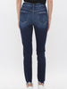 River Button High-Rise Ankle Skinny