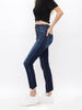 River Button High-Rise Ankle Skinny