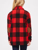 Nadine Red Buffalo Plaid Cardigan - KIDS