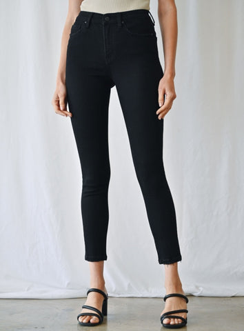 Trinity High Rise Crop Skinny W/ Step Hem