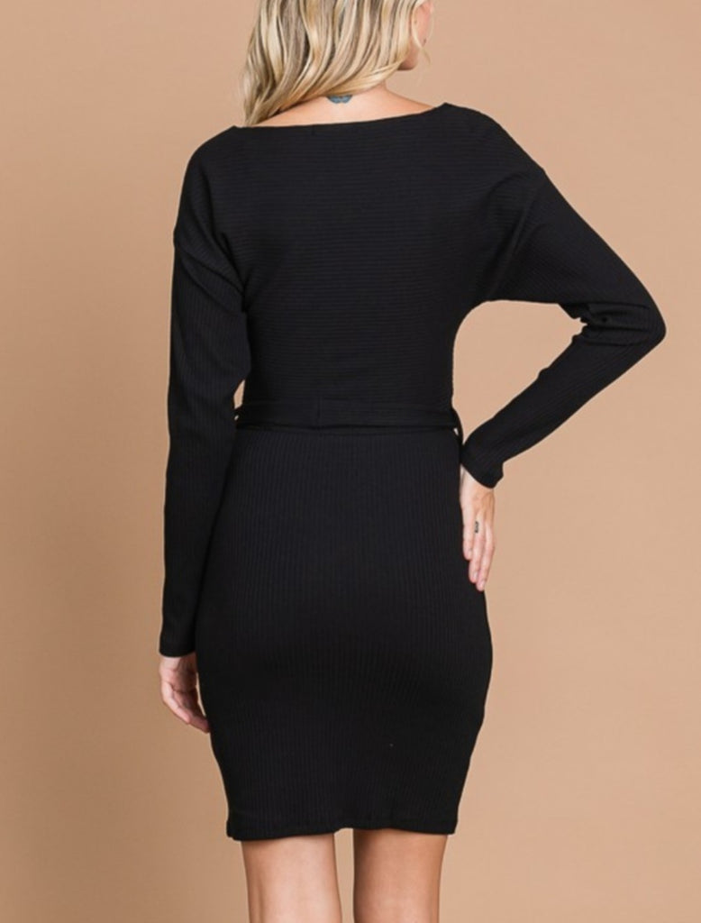 Andi Tied Dress - Black