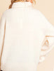 Madelynn Pocket Accent Sweater - Cream