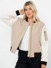 Tasha Quilted Jacket with Sherpa Sleeves