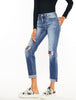 Afton Cuffed Slim Straight
