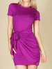 Camilla Tied Wrap Dress - Orchid Purple