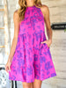 Hayden Tiered Dress - Magenta/Purple