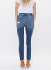 Trinity High Rise Crop Skinny W/ Step Hem