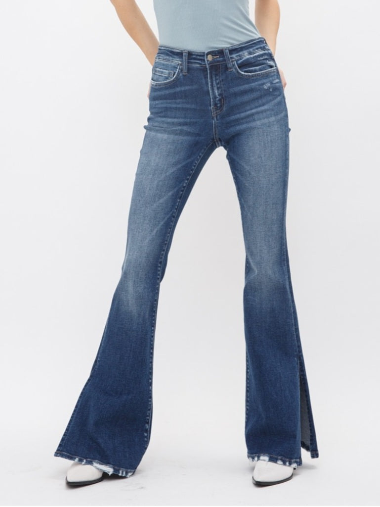 Berkley Mid Rise Flare with Side Slit