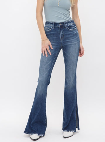 Lynn Mid Rise Ankle Straight Jeans