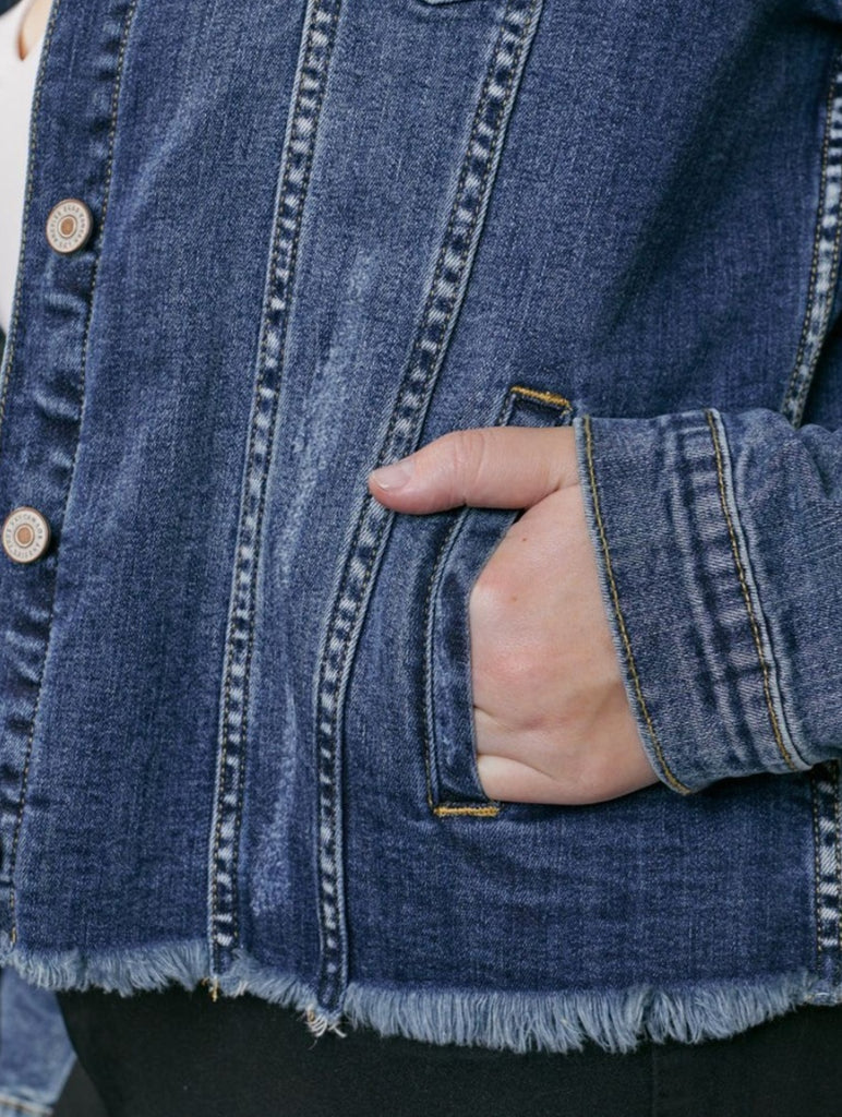 Tesco denim jacket clearance ladies