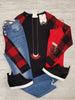 Casey Buffalo Plaid Long Sleeve Tops - Multi