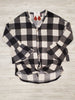 Trina Buffalo Plaid with Flutter Sleeve - Multi