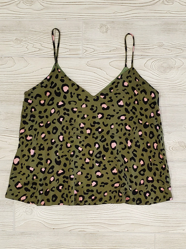 Trina Olive Cheetah Tank