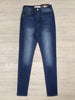 KC High-Rise Mid-Wash Skinny Denim
