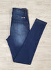 KC High-Rise Mid-Wash Skinny Denim