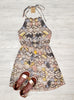 Seattle Snake Halter Dress