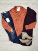 Kasey Silk Blouse - Rust