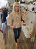 Dalia Floral Smocked Top