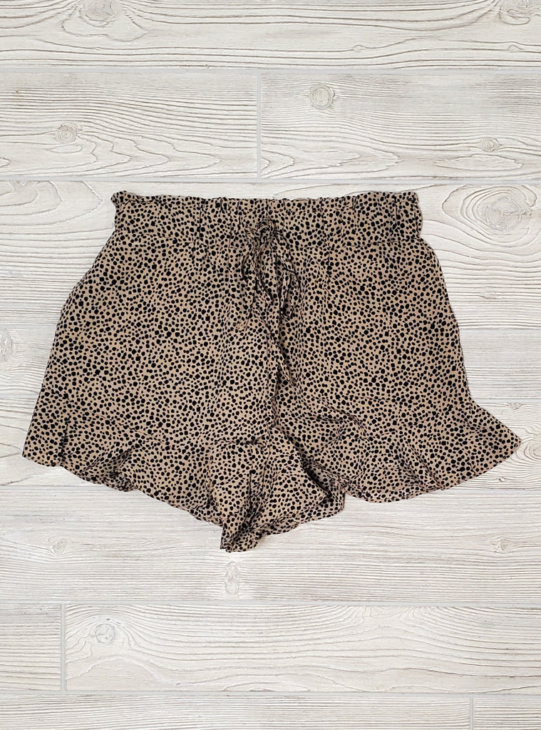 Carly Drawstring Ruffle Short