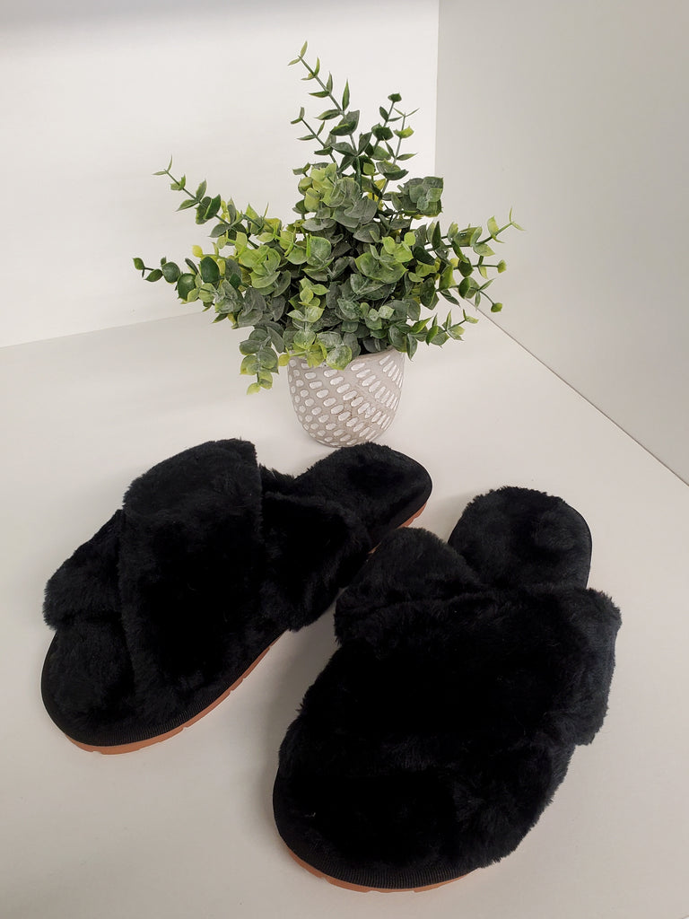 Fur Slippers - Multi