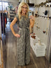 Loreli Cap-Sleeve Jumpsuit
